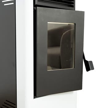 estufa de pellet watt 9 kw blanco