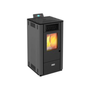 Estufa de pellet canalizable Steel 12C 10 kW gris Stove Canadian - estufa de pellet de 10 kW