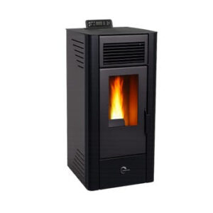 Estufa de pellets Anita 11,6 kW Negro Sannover - estufa de pellet de 11,6 kW
