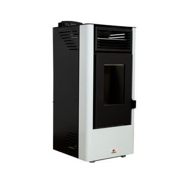 estufa de pellet watt 9 kw blanco