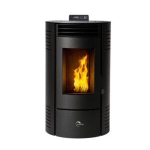 Estufa de pellets Azora 11,6 kW Negro Sannover - estufa de pellet de 11,6 kW