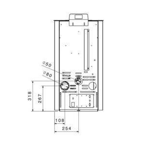 Estufa de pellets de leña Toscana 10 kW - Eider - estufa de leña de 10 kW