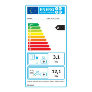 Estufa de pellet LASIAN ONIX 18 kW - estufa de pellet de 18 kW