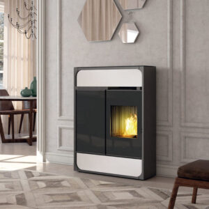Estufa de pellets Bild Up Edilkamin 9 kW - estufa de pellet de 9 kW