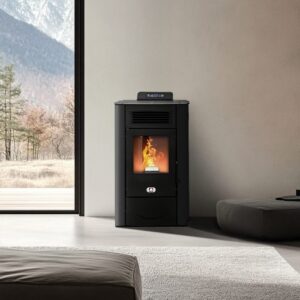 Estufa de Pellets Colorado 12 kW | Silenciosa, Canalizable y Alta Eficiencia