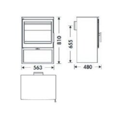 Estufa de Leña 7,1 kW Triple Combustión – Hierro Fundido, Ecodesign 2022 A+ - Imagen 3